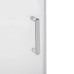 Душові двері в нішу Qtap Taurus CRM201-11.C6 97-108x200 см, скло Clear 6 мм, покриття CalcLess