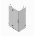 Бічна стінка до кабіни Koer SR SW04-80x200-TR-01 прозоре скло Easy Clean 10мм, хром (KR5389)