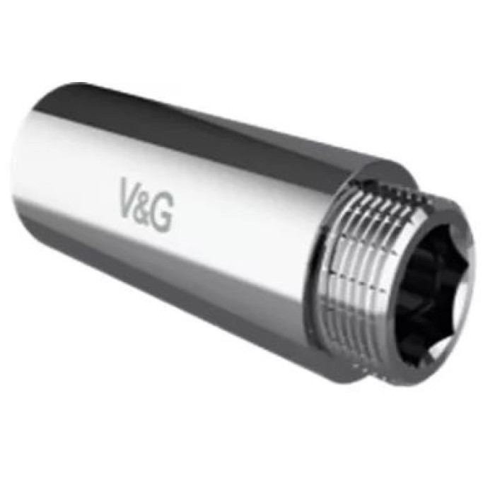 Подовжувач 1/2" 70мм хром V&G {35} Подовжувач 1/2" 70мм хром V&G {35}