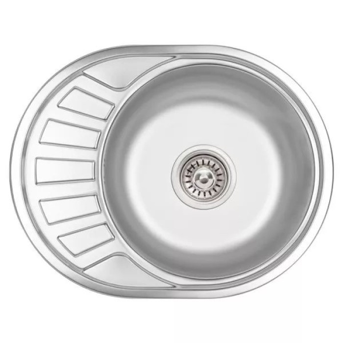 Кухонна мийка WEZER 5745(06) Satin 570x450x160 мм + сифон Кухонна мийка WEZER 5745(06) Satin 570x450x160 мм + сифон