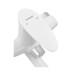 Змішувач для ванни Plamix Cezar-006 EURO SET White (з шлангом, лійкою та кронштейном) (PM0666)