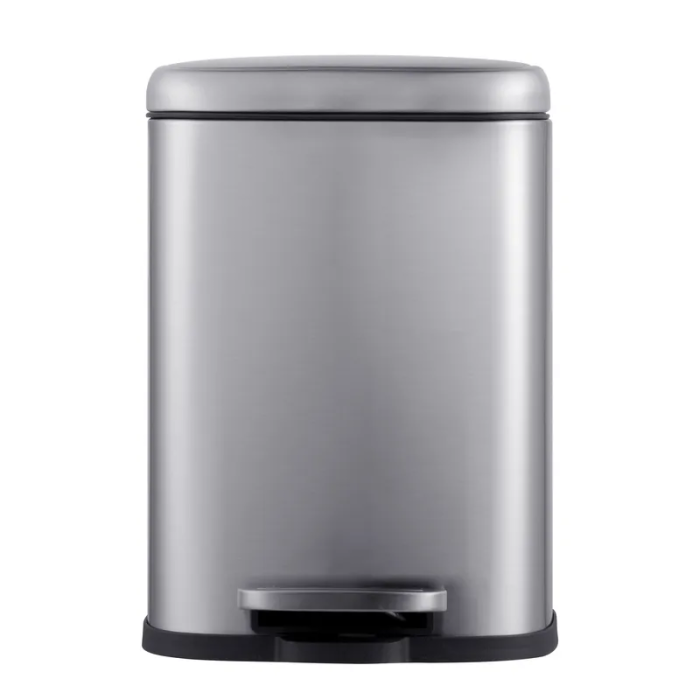 Відро для сміття з плавним закриттям прямокутне Mixxus Premium Style-TC0305 SS Color 5л колір нержавійка (MI7060) Відро для сміття з плавним закриттям прямокутне Mixxus Premium Style-TC0305 SS Color 5л колір нержавійка (MI7060)