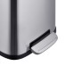 Відро для сміття з плавним закриттям прямокутне Mixxus Premium Style-TC0305 SS Color 5л колір нержавійка (MI7060)