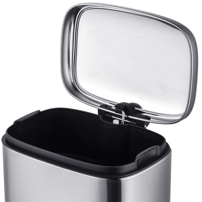 Відро для сміття з плавним закриттям прямокутне Mixxus Premium Style-TC0305 SS Color 5л колір нержавійка (MI7060) Відро для сміття з плавним закриттям прямокутне Mixxus Premium Style-TC0305 SS Color 5л колір нержавійка (MI7060)
