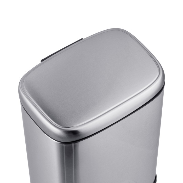 Відро для сміття з плавним закриттям прямокутне Mixxus Premium Style-TC0305 SS Color 5л колір нержавійка (MI7060) Відро для сміття з плавним закриттям прямокутне Mixxus Premium Style-TC0305 SS Color 5л колір нержавійка (MI7060)