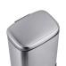 Відро для сміття з плавним закриттям прямокутне Mixxus Premium Style-TC0305 SS Color 5л колір нержавійка (MI7060)