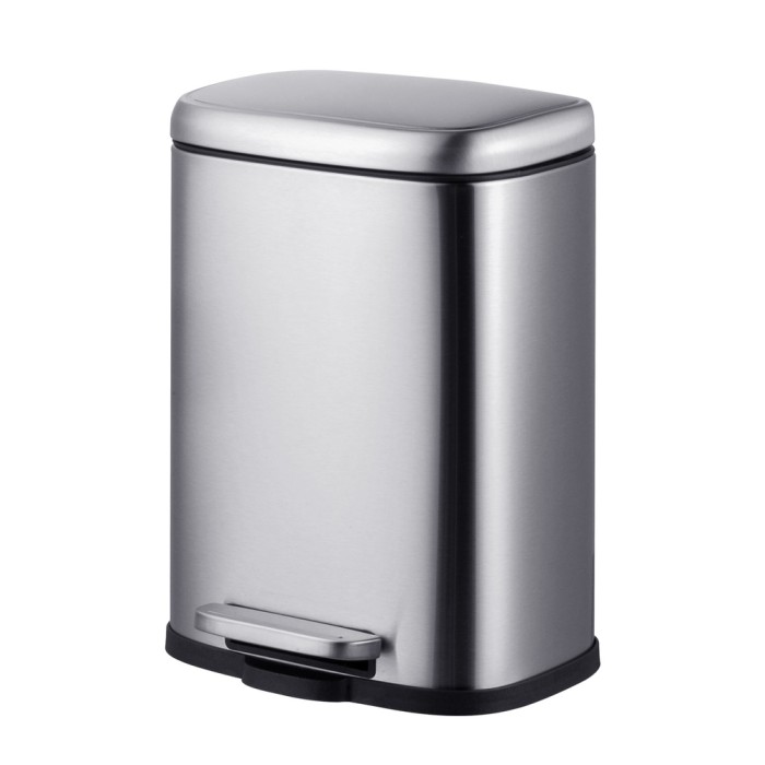 Відро для сміття з плавним закриттям прямокутне Mixxus Premium Style-TC0305 SS Color 5л колір нержавійка (MI7060) Відро для сміття з плавним закриттям прямокутне Mixxus Premium Style-TC0305 SS Color 5л колір нержавійка (MI7060)