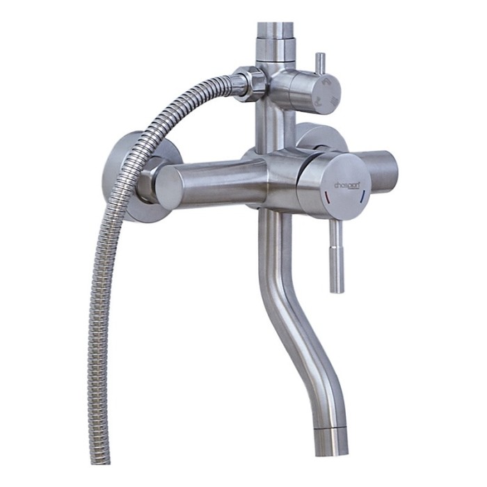 Душова колона Champion SAS-009-J зі змішувачем з нерж. сталі SUS304 (CH6192) Душова колона Champion SAS-009-J зі змішувачем з нерж. сталі SUS304 (CH6192)
