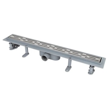 IT13-FT01/800 ITAL Душовий трап 800*70*67 мм ABS пластик, сірий  (блістер) {5/1}
