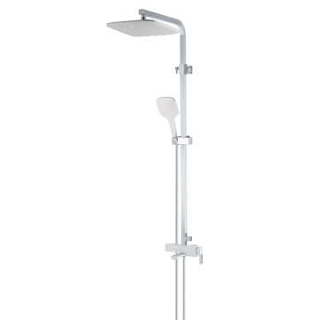 Душова колона зі змішувачем Koer KB-56009-04 3 функціі (Колір хром+білий) (KR5987)