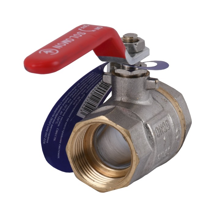 Кран кульовий прямий SOLOMON 1″ ВВ КР PN40 В1001 Кран кульовий прямий SOLOMON 1″ ВВ КР PN40 В1001