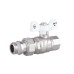 Кран кульовий "Американка" Thermo Alliance Forte 1/2" з антипротіканням прямий SF222W15