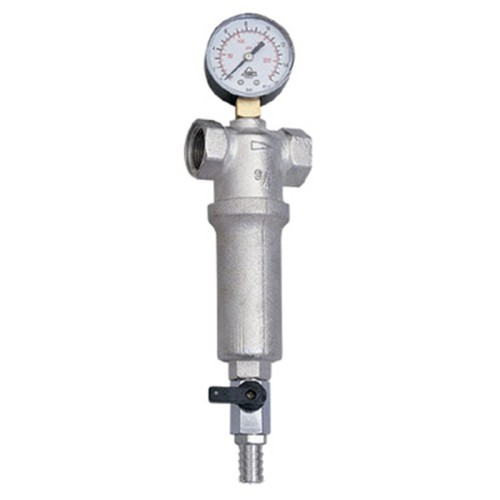 Фільтр з краном та манометром SOLOMON   3/4″  NV - 5024