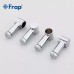 Полиця скляна кутова Frap F1907-2, 2-х ярусна, 290х290 мм