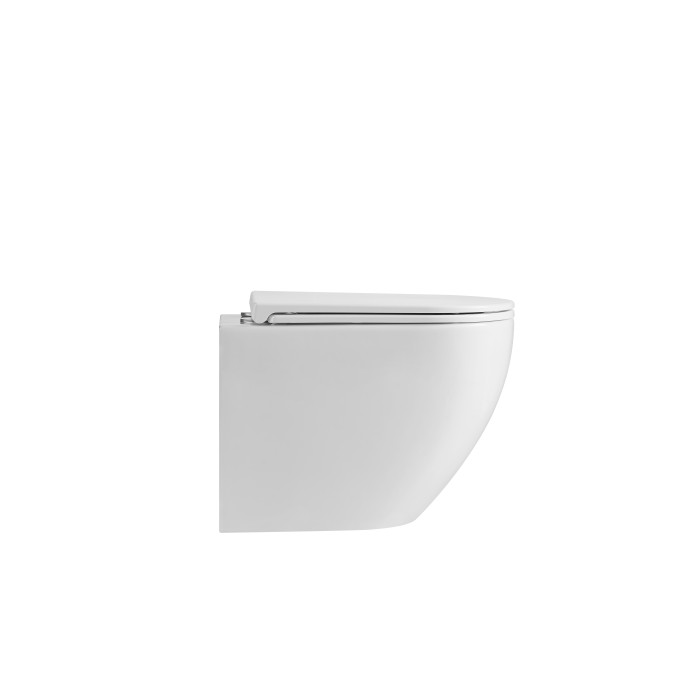 Унітаз підвісний Mixxus Premium Ellipse-0303-R 520x365x360mm, система змиву Rimless (MP6463)