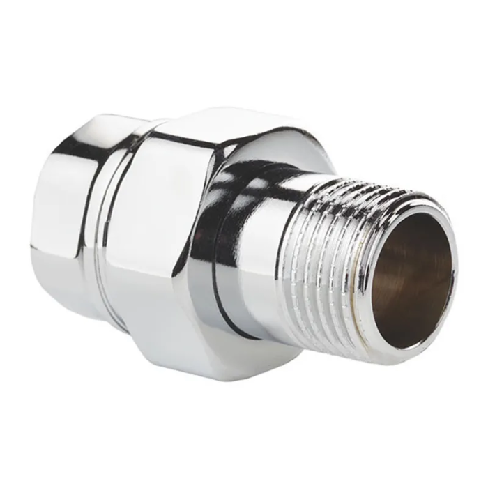 Згін американка (хром) 1 "прямий Koer KR.341.chr (KR2704) Згін американка (хром) 1 "прямий Koer KR.341.chr (KR2704)