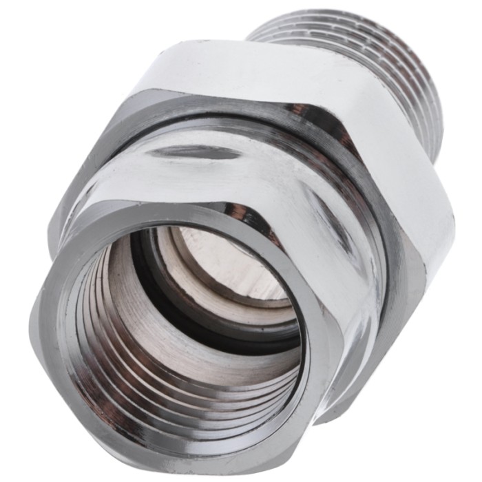 Згін американка (хром) 1/2 "прямий Koer KR.341.chr (KR2702) Згін американка (хром) 1/2 "прямий Koer KR.341.chr (KR2702)