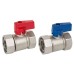 Комплект кранів прямих з НГ 1" ITAL нік. (IT100-H3021) {25}