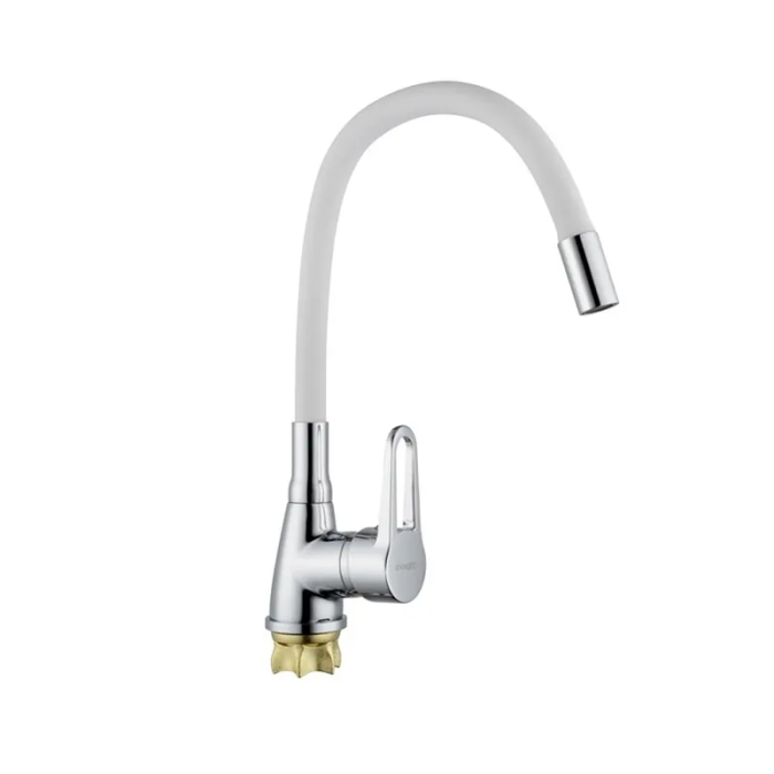 Змішувач для кухні з силіконовим виливом Champion Sop 014-045 (Nut) Refl.White (MI6362) Змішувач для кухні з силіконовим виливом Champion Sop 014-045 (Nut) Refl.White (MI6362)