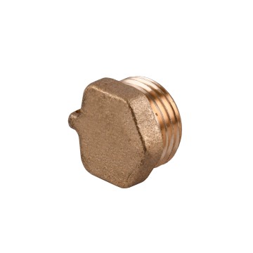 Заглушка 1/2″З латунна під пломбу LC302P OPTIMUM