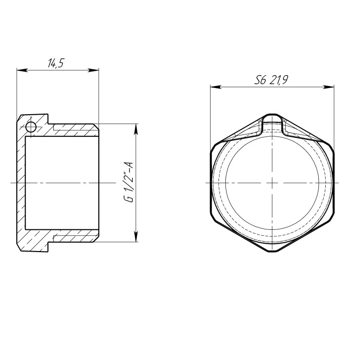 Заглушка 1/2″З латунна під пломбу LC302P OPTIMUM Заглушка 1/2″З латунна під пломбу LC302P OPTIMUM