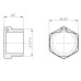 Заглушка 1/2″З латунна під пломбу LC302P OPTIMUM