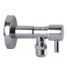 Кран напівобертовий кутовий з цангою SOLOMON 1/2″х 3/8″ Lazer 7076 ( 2 шт.)