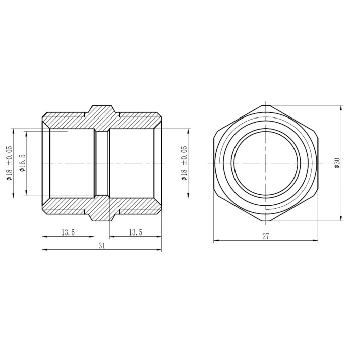 Муфта обтискна Thermo Alliance Forte 20х3/4" ЗР SF172W2020 Муфта обтискна Thermo Alliance Forte 20х3/4" ЗР SF172W2020