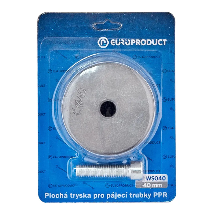 Насадка плоска для паяльника EUROPRODUCT EP.WS040 PPR труб 40mm (EP6101) Насадка плоска для паяльника EUROPRODUCT EP.WS040 PPR труб 40mm (EP6101)