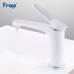 Змішувач для умивальника Frap F1045, білий/хром