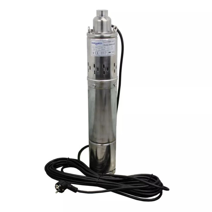 4S QGD 1.2-50-0.37 GRANDWATER (Ø96) занур..шнек (каб. 9м) 0,37 кВт, Н = 80 (50м), Q = 1,2 м3 / год 4S QGD 1.2-50-0.37 GRANDWATER (Ø96) занур..шнек (каб. 9м) 0,37 кВт, Н = 80 (50м), Q = 1,2 м3 / год