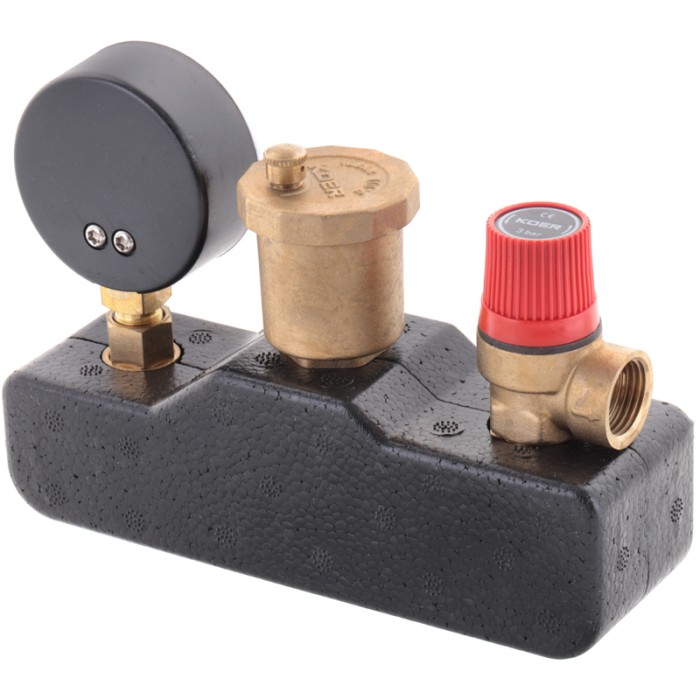 Група безпеки 1" (в термоізоляційному кожусі) Koer KR.105PT (KR2753) Група безпеки 1" (в термоізоляційному кожусі) Koer KR.105PT (KR2753)