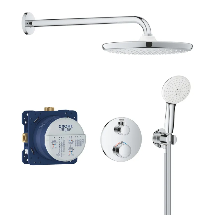 Душова система прихованого монтажу з термостатом Grohe Grohtherm (34872000) Душова система прихованого монтажу з термостатом Grohe Grohtherm (34872000)