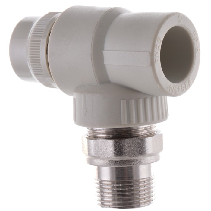Кран термостатичний кутовий PPR 25x3/4 Koer K0150.PRO (KP0190) Кран термостатичний кутовий PPR 25x3/4 Koer K0150.PRO (KP0190)