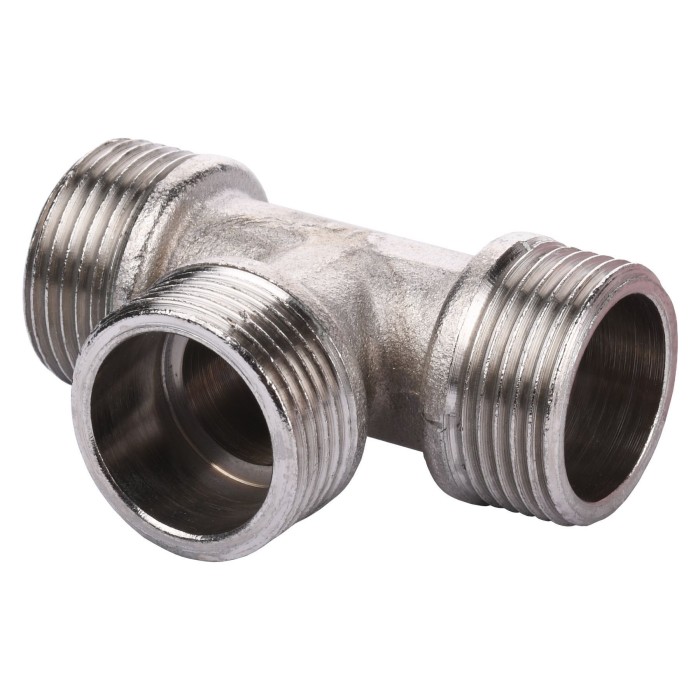 Трійник 3/4″ЗЗЗ нікельований Ni 08787.2 Трійник 3/4″ЗЗЗ нікельований Ni 08787.2