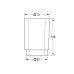 Стакан для зубних щіток Grohe Selection Cube (40783000)