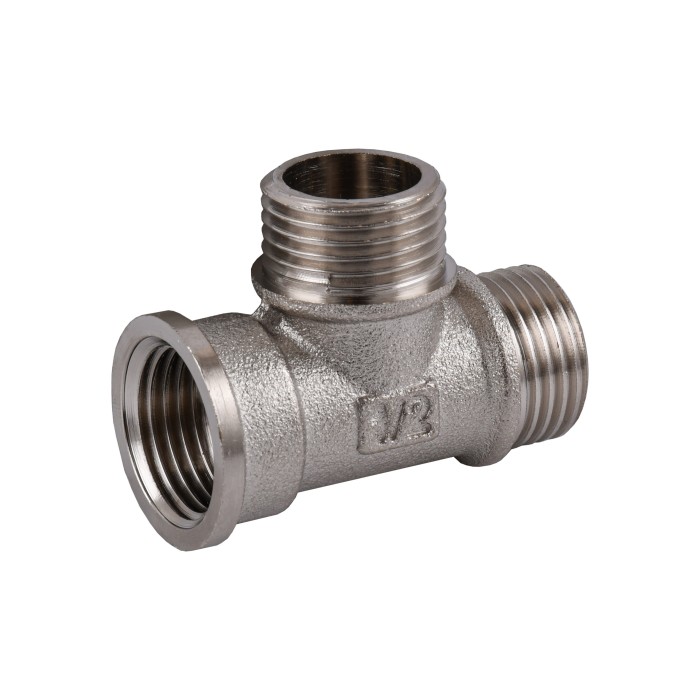 Трійник 1/2″ВЗЗ нікельований NT335S OPTIMUM Трійник 1/2″ВЗЗ нікельований NT335S OPTIMUM