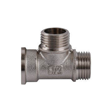 Трійник 1/2″ВЗЗ нікельований NT335S OPTIMUM