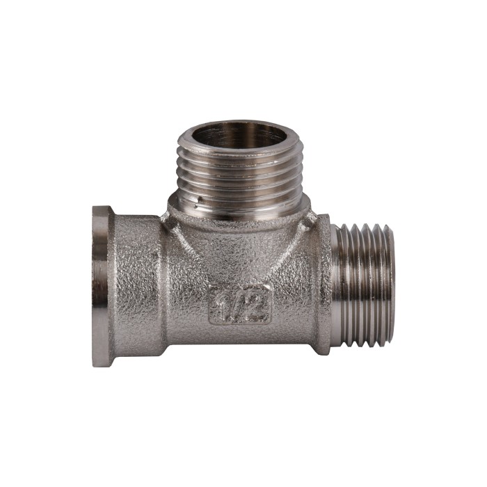 Трійник 1/2″ВЗЗ нікельований NT335S OPTIMUM Трійник 1/2″ВЗЗ нікельований NT335S OPTIMUM