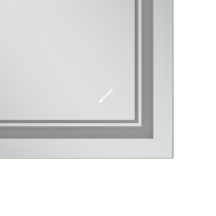 Дзеркало Mixxus Premium QUADRO MR20-50x80-Reverse з Led Touch, Anti-fog, димером, регулятором яскравості (MP6620) Дзеркало Mixxus Premium QUADRO MR20-50x80-Reverse з Led Touch, Anti-fog, димером, регулятором яскравості (MP6620)