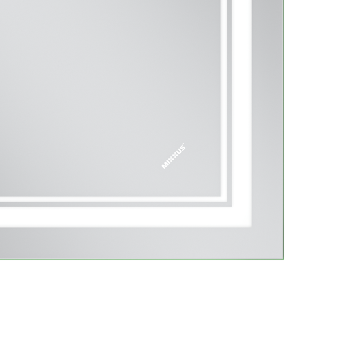 Дзеркало Mixxus Premium QUADRO MR20-50x80-Reverse з Led Touch, Anti-fog, димером, регулятором яскравості (MP6620) Дзеркало Mixxus Premium QUADRO MR20-50x80-Reverse з Led Touch, Anti-fog, димером, регулятором яскравості (MP6620)