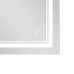 Дзеркало Mixxus Premium QUADRO MR20-50x80-Reverse з Led Touch, Anti-fog, димером, регулятором яскравості (MP6620)