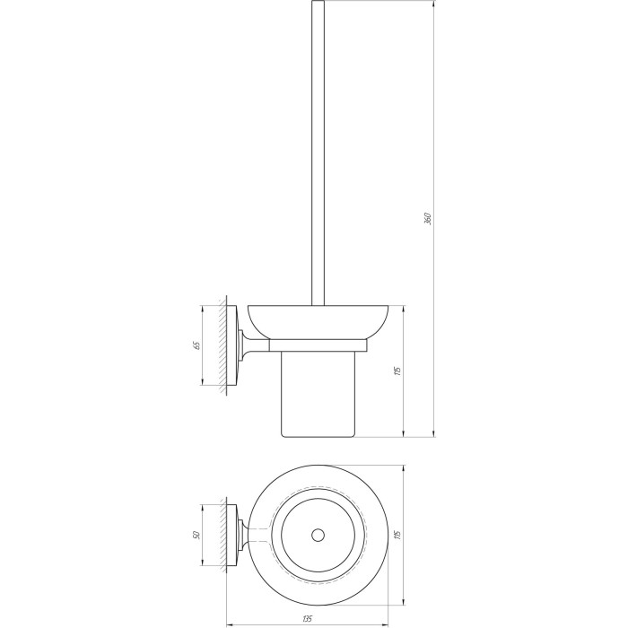 Йоржик настінний Globus Lux RM1901 Йоржик настінний Globus Lux RM1901