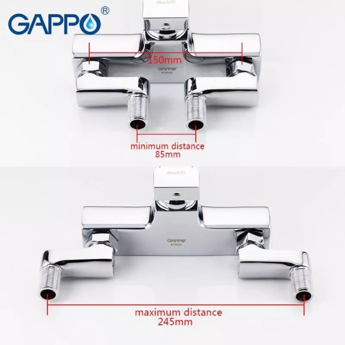 Комплект ексцентриків GAPPO G70-2 для підключення змішувача Комплект ексцентриків GAPPO G70-2 для підключення змішувача