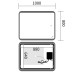 Дзеркало Mixxus Premium OLIVARY MR19-100x80-Reverse з Led Touch, Anti-fog, димером (3-6,5kK) (MP6629)