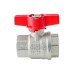 Кран кульовий ГГМ Koer Extreme KE.217-25 - 1" FF ручка "метелик" червона (KR5758)