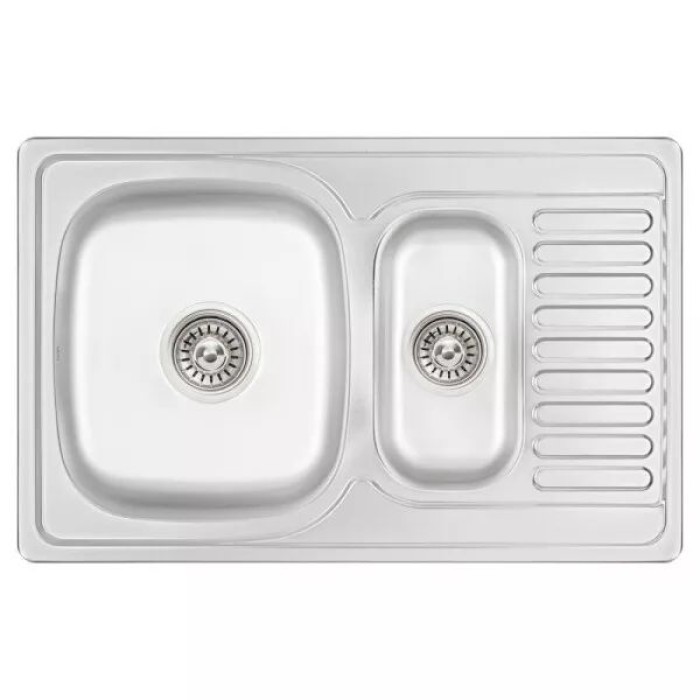 Кухонна мийка WEZER 7850(08) Deсоr 780x500x180 мм + сифон Кухонна мийка WEZER 7850(08) Deсоr 780x500x180 мм + сифон