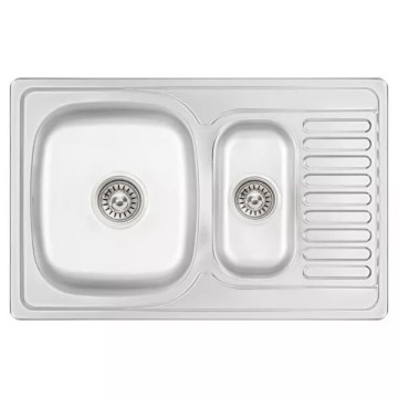 Кухонна мийка WEZER 7850(08) Deсоr 780x500x180 мм + сифон