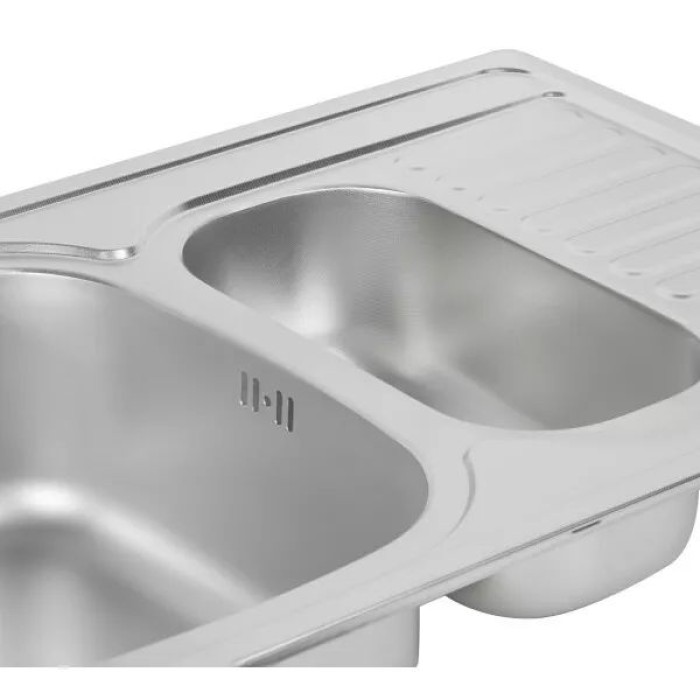 Кухонна мийка WEZER 7850(08) Deсоr 780x500x180 мм + сифон Кухонна мийка WEZER 7850(08) Deсоr 780x500x180 мм + сифон