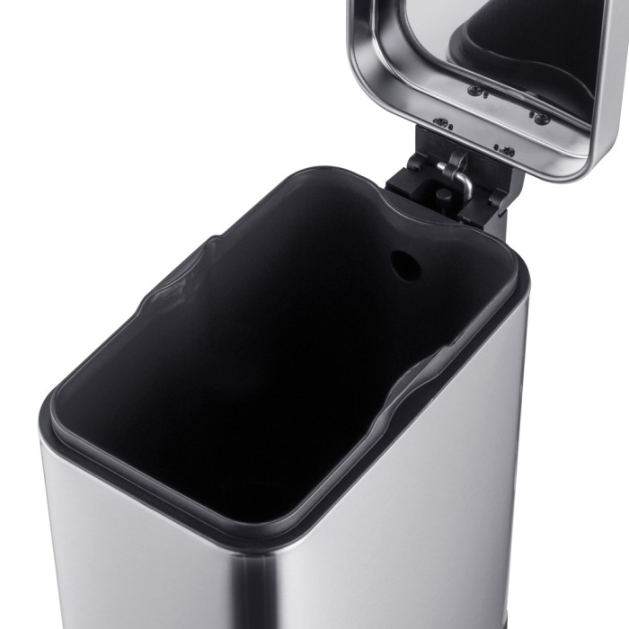 Відро для сміття з плавним закриттям прямокутне Mixxus Premium Quadro-TC0105 SS Color 5л колір нержавійка (MI7062) Відро для сміття з плавним закриттям прямокутне Mixxus Premium Quadro-TC0105 SS Color 5л колір нержавійка (MI7062)